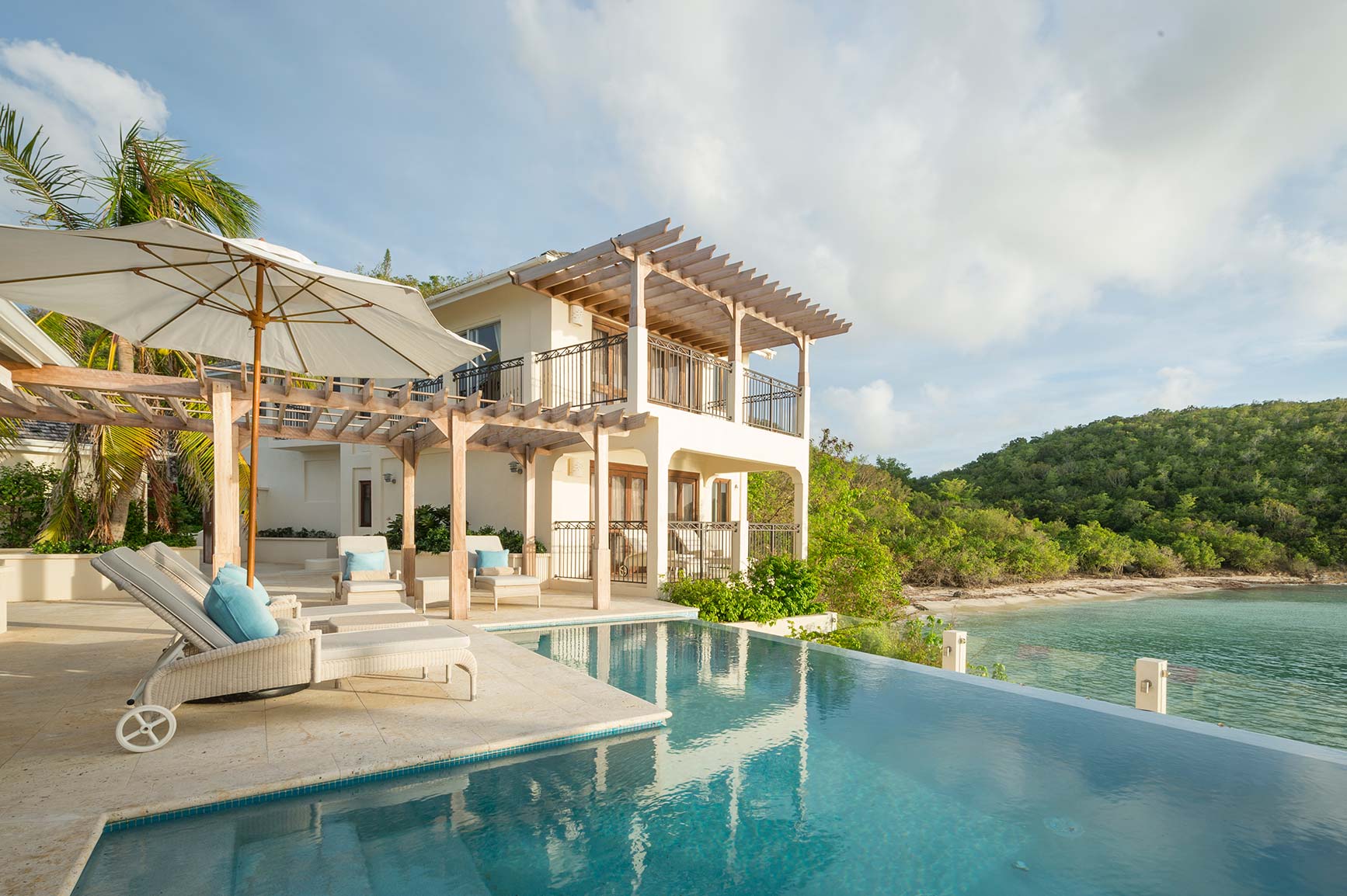 Rock Cottage Antigua - pool area Rock Cottage Antigua - 5 bedroom luxury villa